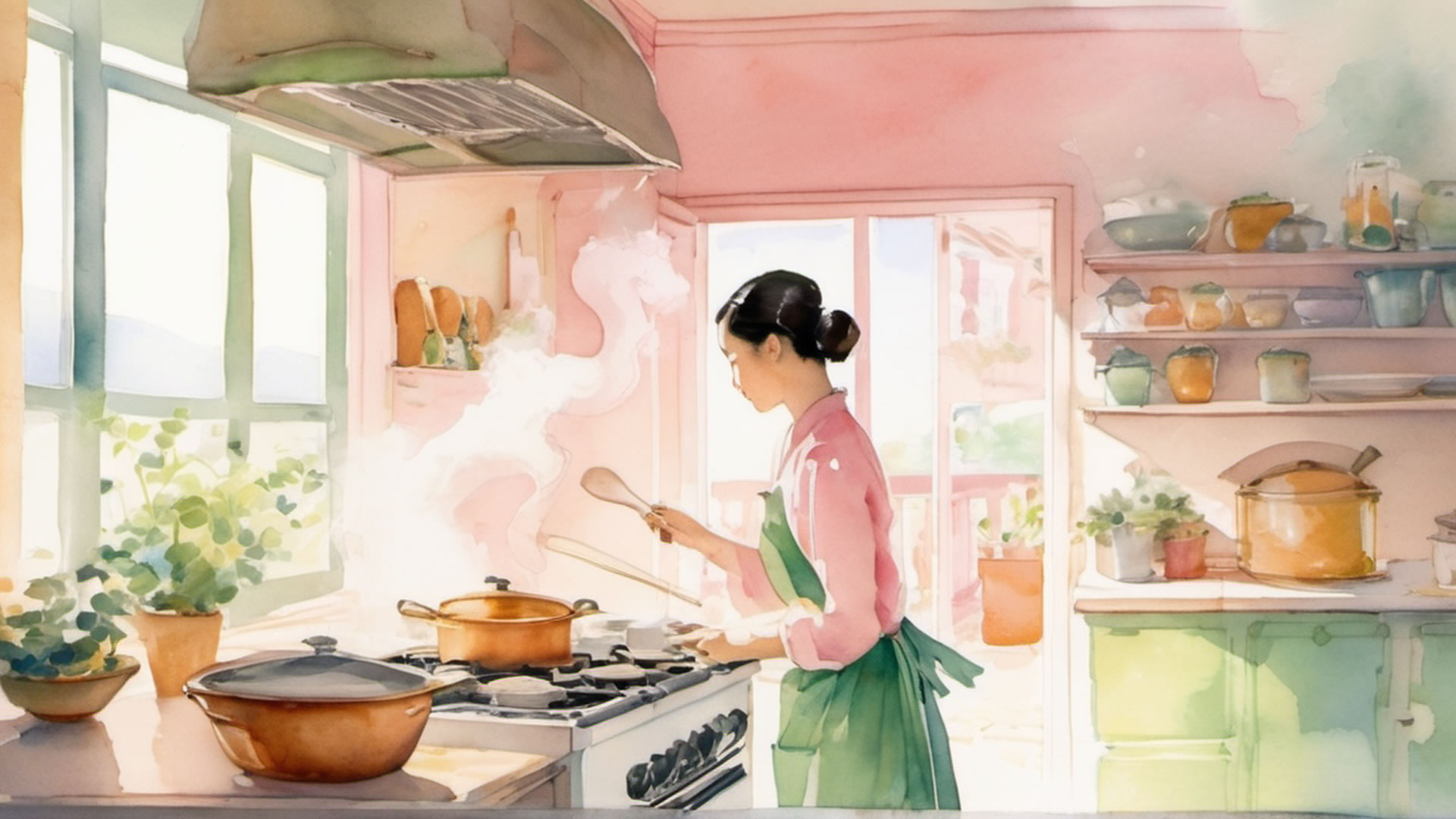 42. 炒菜、煎炸时打开抽油烟机，从开火一直开到做完